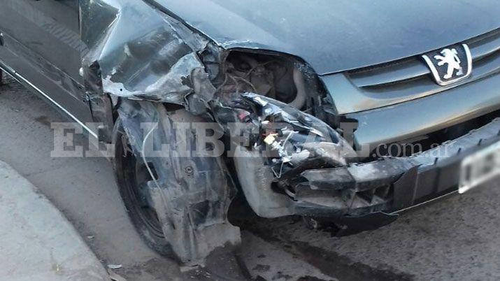 Fuerte colisioacuten en barrio Borges