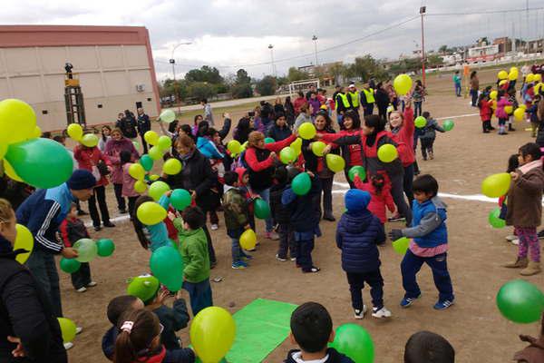 Jardines de infantes participaron  de una Jornada de Seguridad Vial