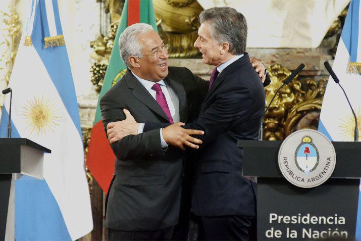 El Presidente recibió al primer ministro de Portugal en su visita oficial a la Argentina