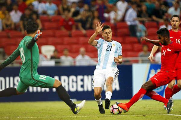 Se dio la loacutegica- 6 a 0 a Singapur en casa 