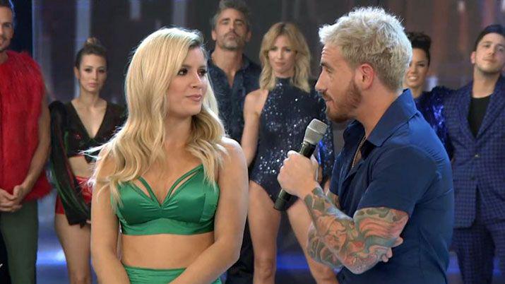 Tenso momento entre Fede Bal y Laurita Fernaacutendez en el Bailando 2017