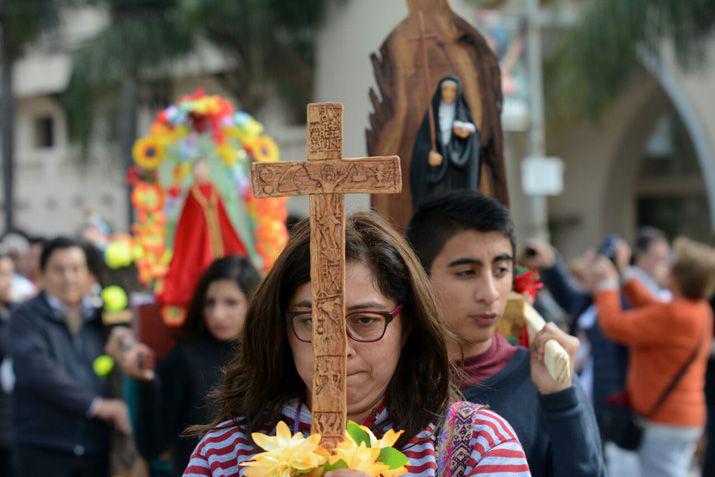Las imgenes mas representativas de Santiago del Estero salieron a las calles