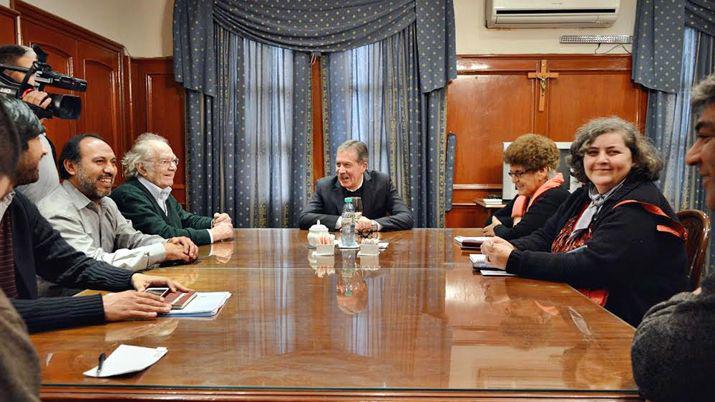 El jefe de gabinete se reunioacute con Adolfo Peacuterez Esquivel