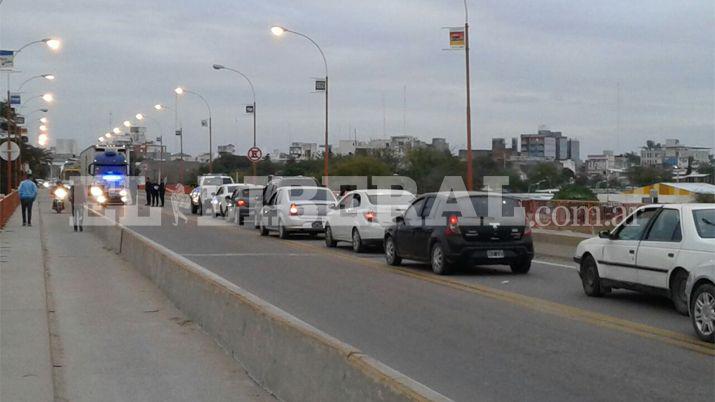 Las Termas- Derrapoacute con su moto y salvoacute su vida de milagro