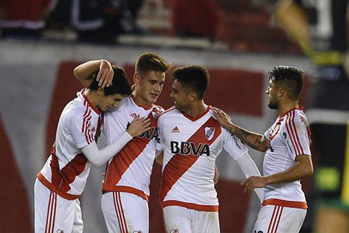 River festejoacute ante Aldosivi y acaricia el boleto a la Libertadores 2018