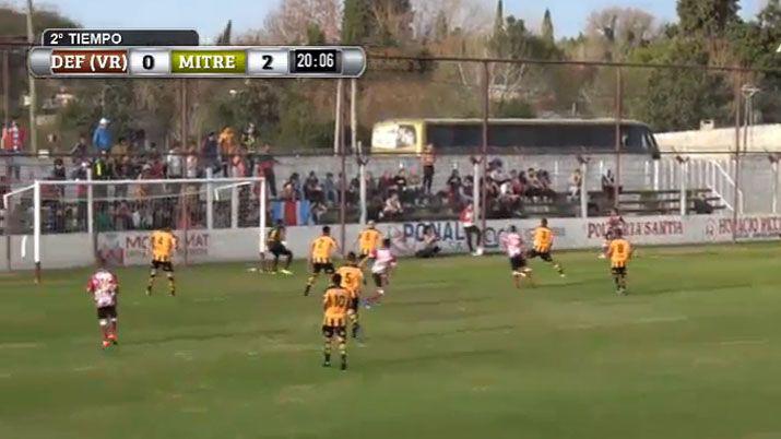 Mitre le ganó a Defensores de Villa Ramallo