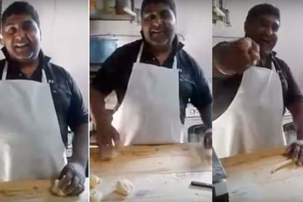 El panadero santiaguentildeo que le canta  a Cristina Kirchner se volvioacute viral