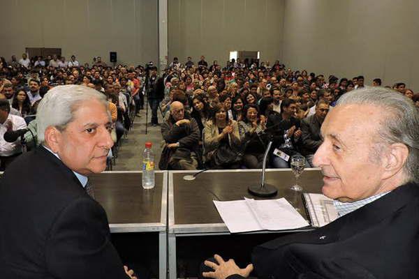 Neder y Lorenzo Pepe abren la Feria del Libro Justicialista
