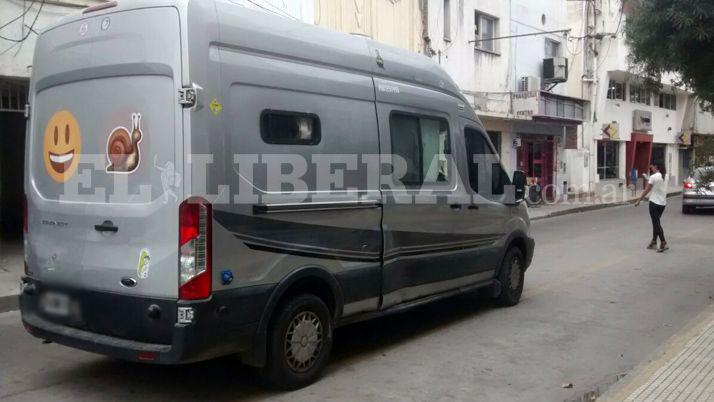 Accidente de traacutensito en pleno centro