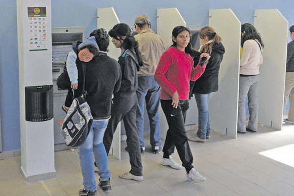 Se podr cobrar a través del cajero automtico