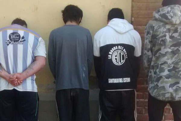 Desmantelan banda que habriacutea golpeado en la casa de un abogado y en dos comercios