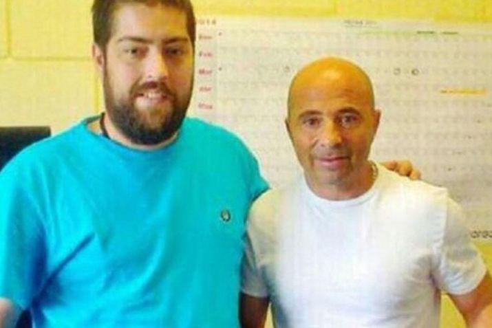 El entrenador de la selección argentina y el excantante de Callejeros estuvieron juntos en el penal