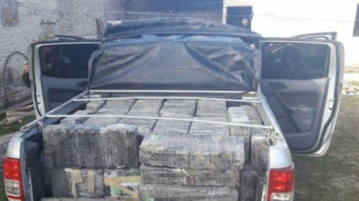 Se hallaron 400 kilos en la camioneta