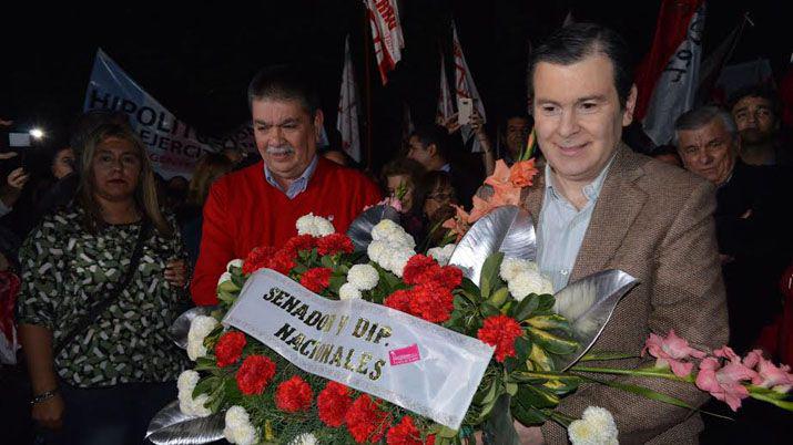 Emotivo acto homenaje a Hipólito Yrigoyen