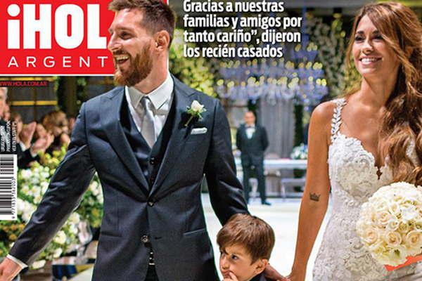 Toda la intimidad de la boda de Lio y Antonela en iexclHOLA Argentina
