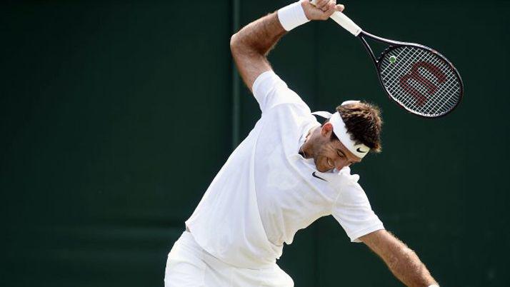 Del Potro fue eliminado por Gulbis en segunda ronda de Wimbledon
