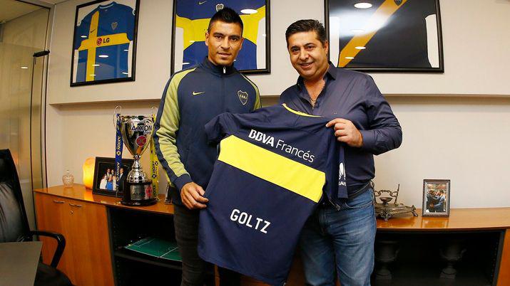 Goltz- Hice toda la fuerza posible para venir a Boca