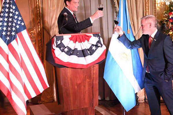 La Embajada de Estados Unidos destacoacute el liderazgo argentino en la regioacuten y confirmoacute la visita de Pence