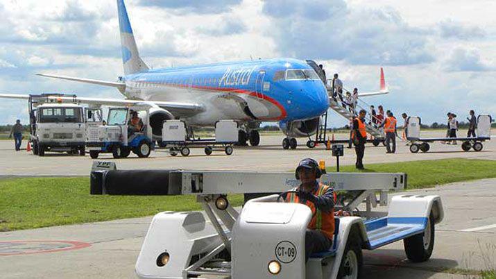 Creció un 21-en-porciento- el transporte aéreo de cabotaje