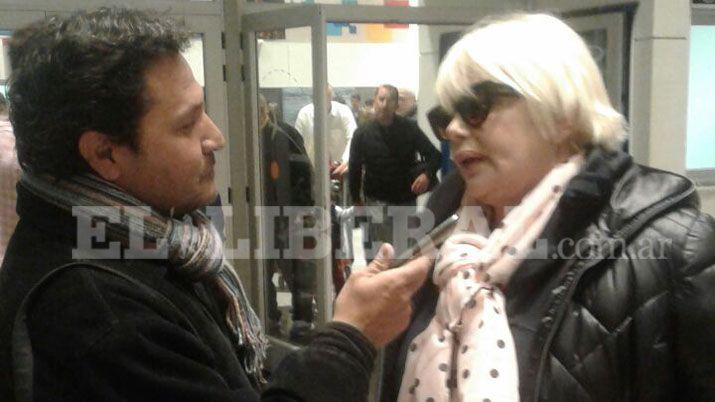 En contacto con EL LIBERAL nico medio en el aeropuerto Carmen Barbieri indicó sentirse feliz de regresar a Las Termas