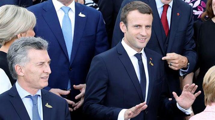 Mauricio Macri se reuacutene hoy con Emmanuel Macron en el G20