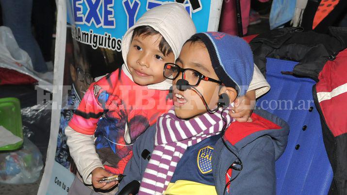 Titi Velez celebroacute sus 11 antildeos en la peatonal