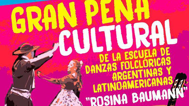 Invitan a la Gran Peña Cultural de la academia Rosina Baumann
