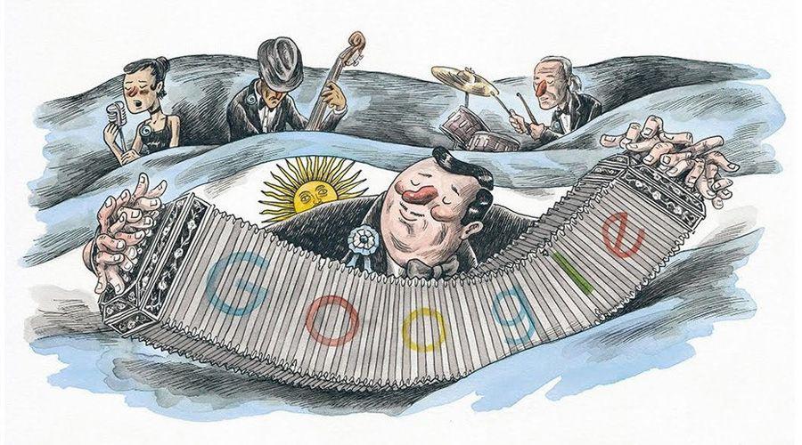 Google celebra el 9 de Julio con una ilustracioacuten de Liniers