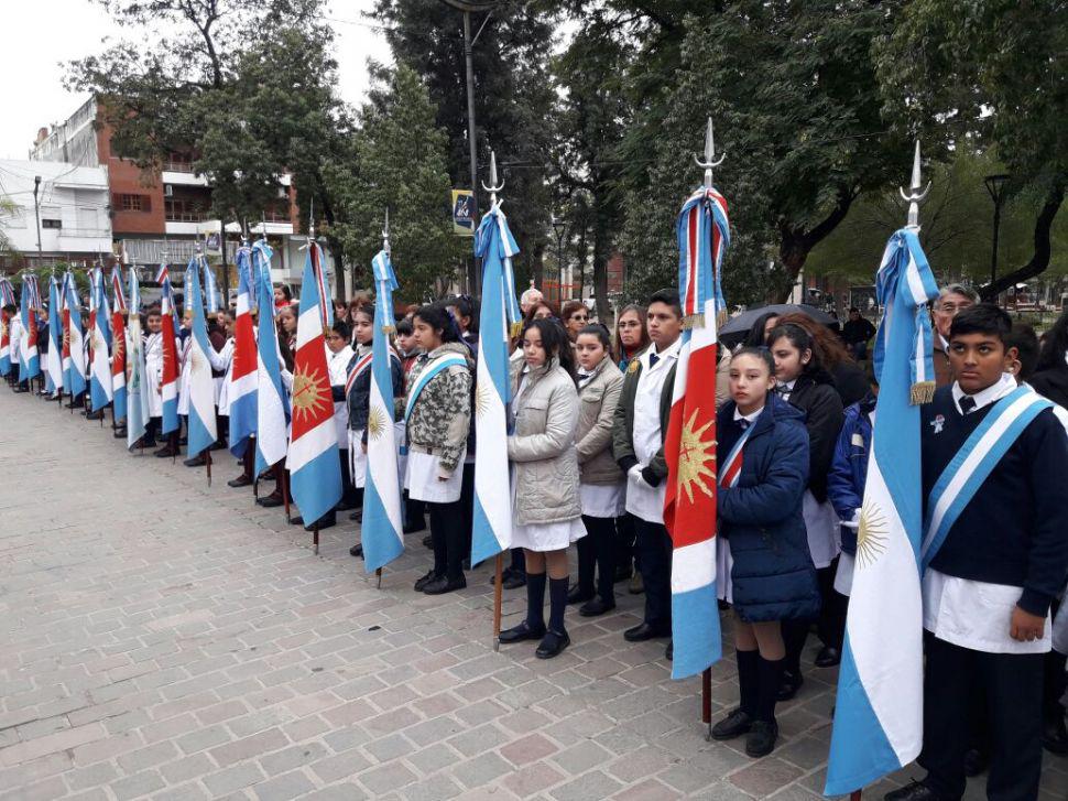 La Plaza Libertad fue el escenario del Desfile Ciacutevico Militar