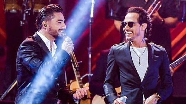 Maluma y Marc Anthony se unen en la versioacuten salsa de Felices los 4