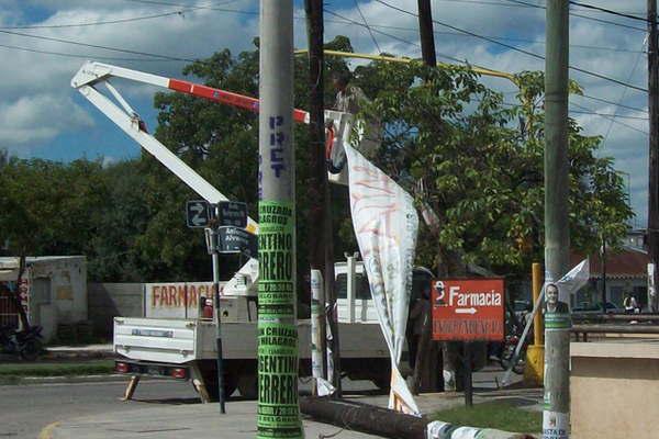 Efectuaraacuten cortes de electricidad por mejoras