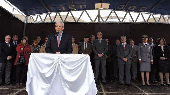 Neder encabezó el acto por el Día del Agente Penitenciario