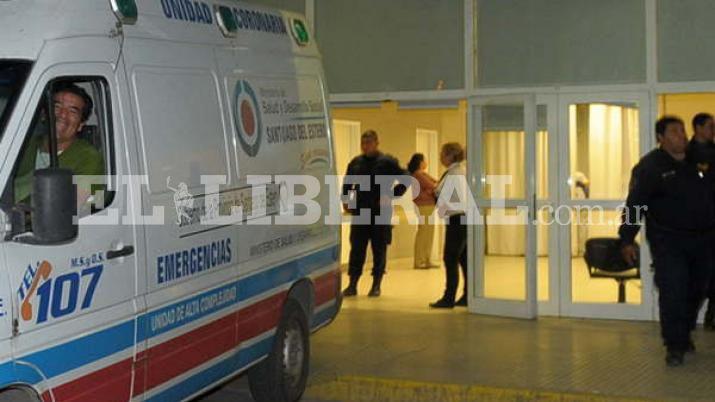 El lesionado fue derivado al Hospital Regional