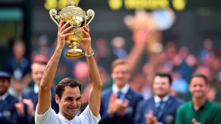 Roger Federer se consagroacute campeoacuten en Wimbledon por octava vez