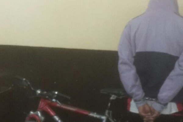 Chanchiacuten roboacute una bicicleta y quedoacute preso