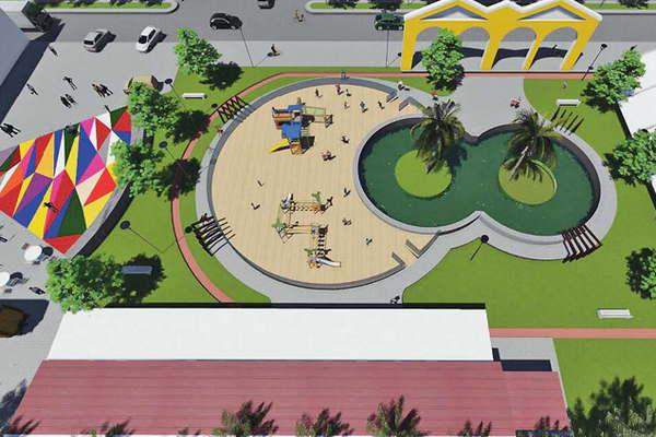 La Municipalidad anuncioacute la construccioacuten de una plaza educativa sobre avenida Besares