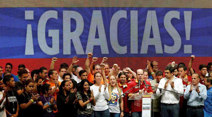 Maacutes de 7 millones de personas votaron contra Nicolaacutes Maduro