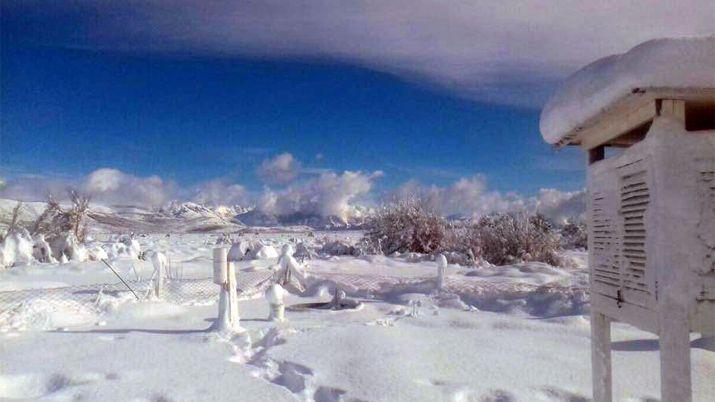 Friacuteo extremo- Bariloche registroacute -254 grados centiacutegrados