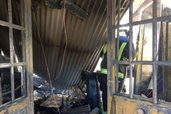 La familia perdió todo