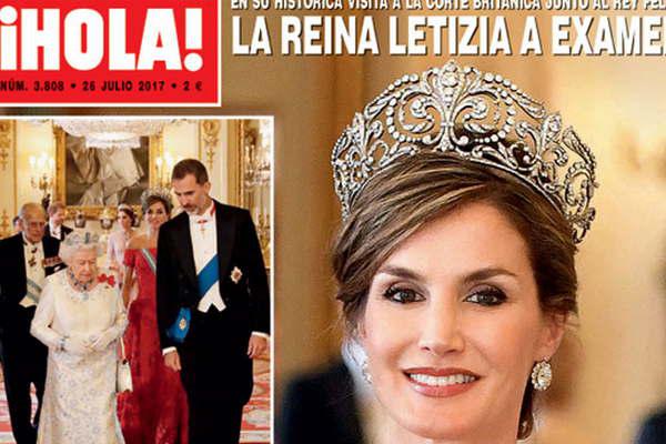 La reina Letizia y su visita a Inglaterra en revista iexclHOLA 