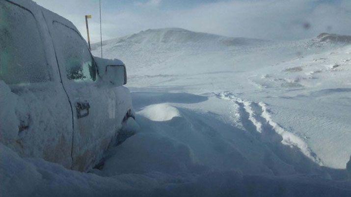 La odisea de una familia atrapada en la nieve