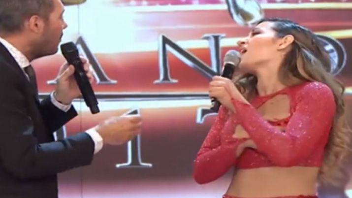 Jimena Baroacuten se lucioacute en Showmatch y tildoacute de mufa a Daniel Osvaldo