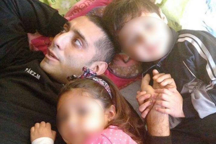 El oficial en una foto subida a las redes por uno de sus parientes