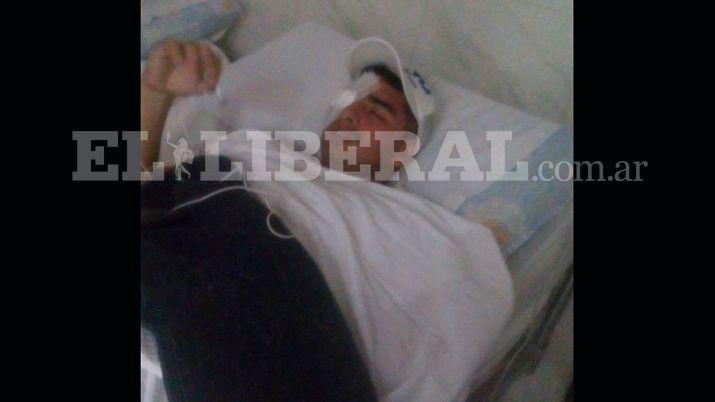 Lograron salvar la vista al agente Lucas Kairalla