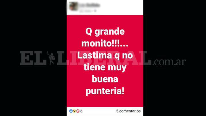 El mensaje publicado por la empleada