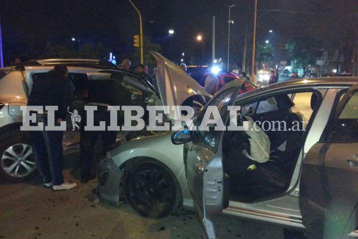 El violento choque se produjo en la zona céntrica de Las Termas