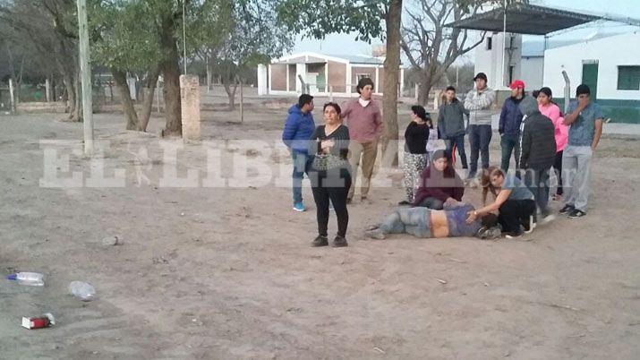 Pampa Muyoj- derrapó con su auto y se incrustó en un rbol