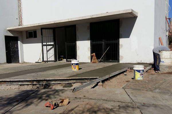 Realizaron inspeccioacuten de obras en el cuartel de Bomberos Voluntarios de Las Termas