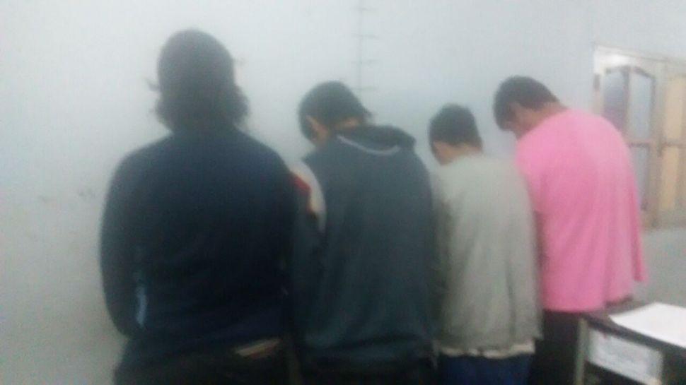 Aprehenden a cuatro sujetos acusados de diversos arrebatos