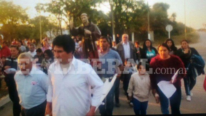 La comunidad de Villa Río Hondo homenajeó a San Francisco Solano